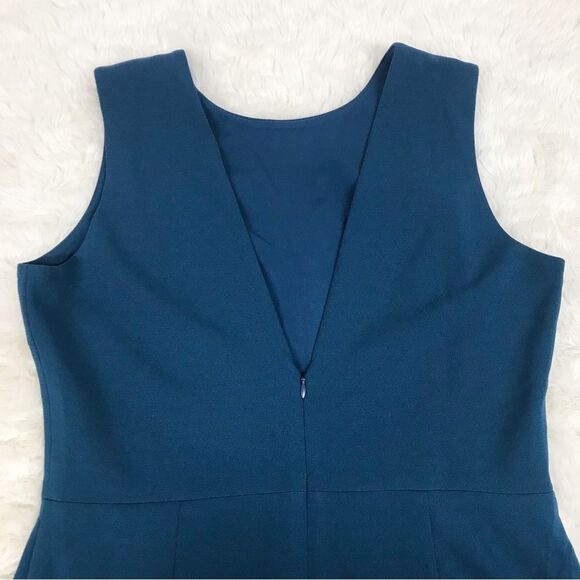 DRESS THE POPULATION Leighton Sleeveless Evening Gown Mermaid Blue Size XXL New - Picture 7 of 11